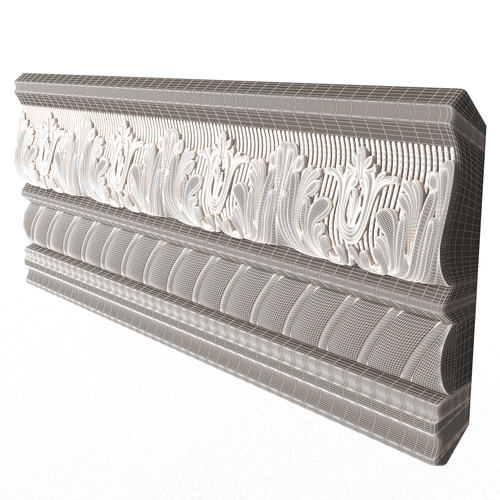 Cornice Decoration Molding 02 3D Print 500233