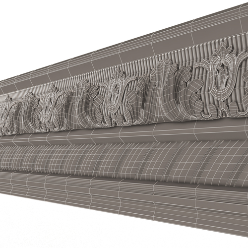 Cornice Decoration Molding 02 3D Print 500237