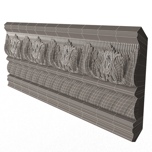 Cornice Decoration Molding 02 3D Print 500239