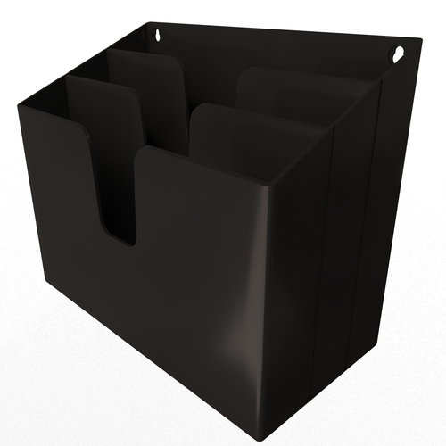 Horizontal Folder Organizer Black 02 3D Print 500364