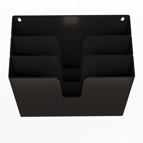 Horizontal Folder Organizer Black 02 3D Print 500365