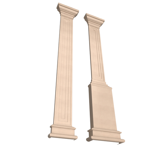 Interior-Exterior Pilasters 3D Print 500377