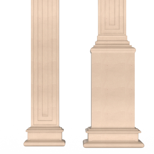 Interior-Exterior Pilasters 3D Print 500379