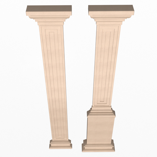 Interior-Exterior Pilasters 3D Print 500381