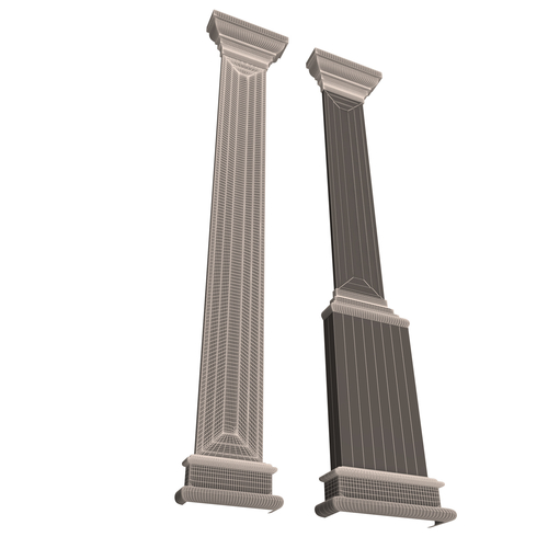 Interior-Exterior Pilasters 3D Print 500383