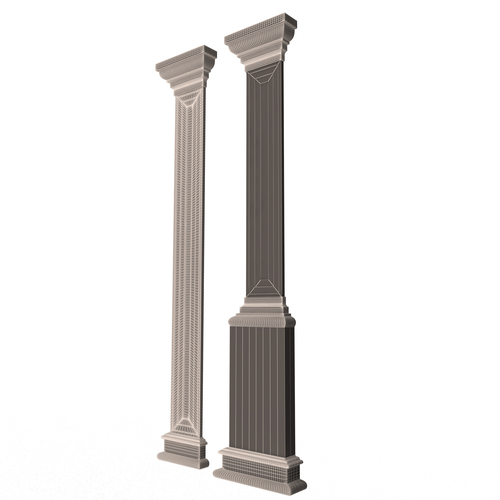 Interior-Exterior Pilasters 3D Print 500384