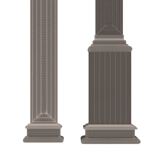 Interior-Exterior Pilasters 3D Print 500386