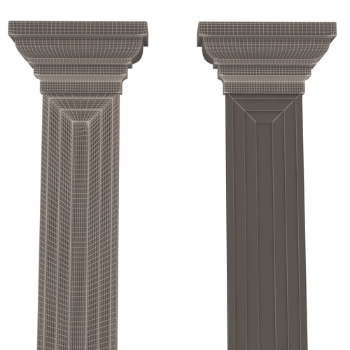 Interior-Exterior Pilasters 3D Print 500387