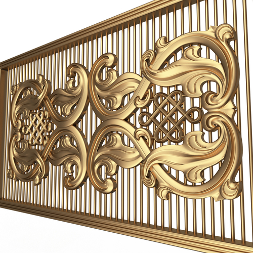 Lattice Carved Panel for CNC 3D Print 500390