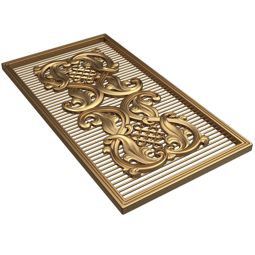 Lattice Carved Panel for CNC 3D Print 500393