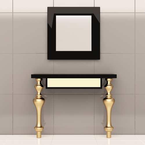 Luxury Console Table 02 3D Print 500436