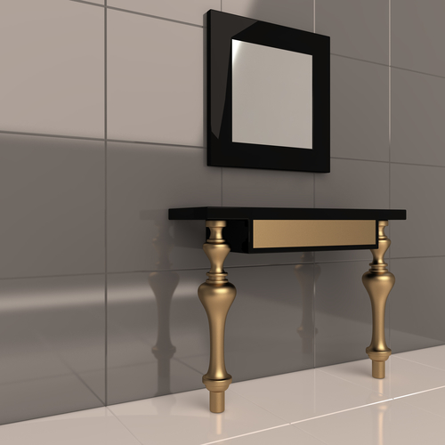 Luxury Console Table 02 3D Print 500437