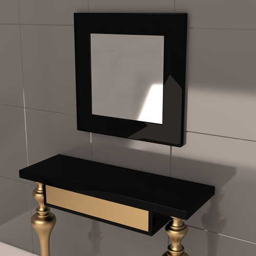 Luxury Console Table 02 3D Print 500440