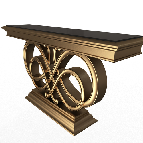 Luxury Console Table 03 3D Print 500456