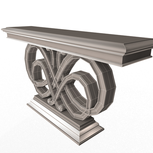 Luxury Console Table 03 3D Print 500468