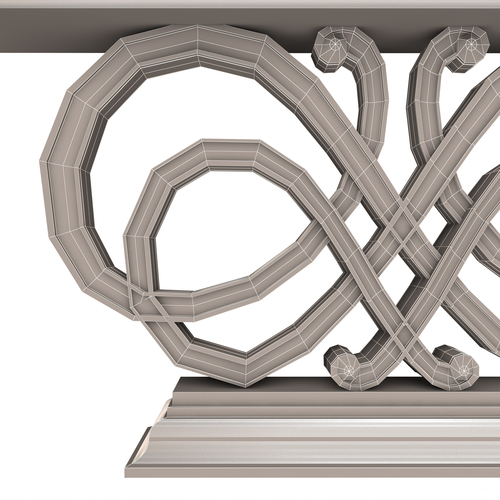 Luxury Console Table 03 3D Print 500469