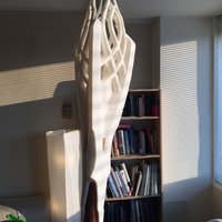Small Gandalf The White Staff with Lights 3D Printing 50055