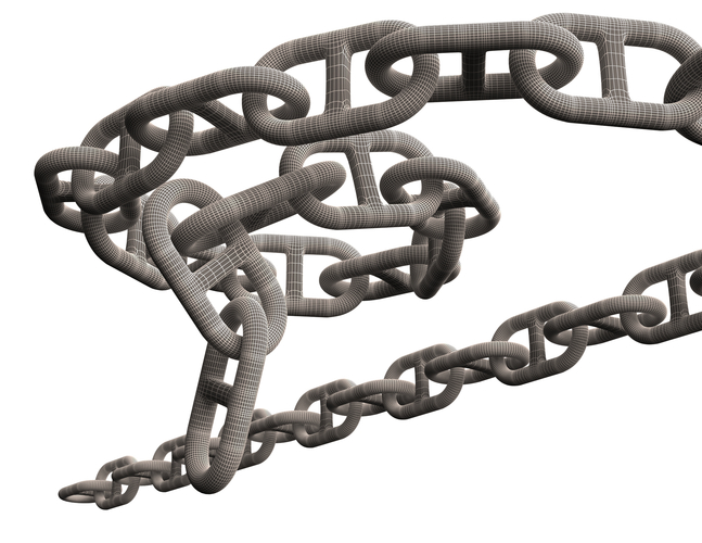 Piece of Anchor Ship Chain 3D Print 500563