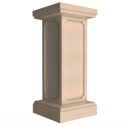 Square Column Pedestal 3D Print 500635