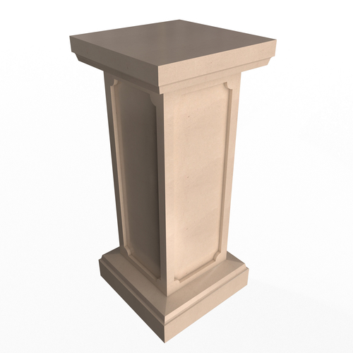 Square Column Pedestal 3D Print 500636