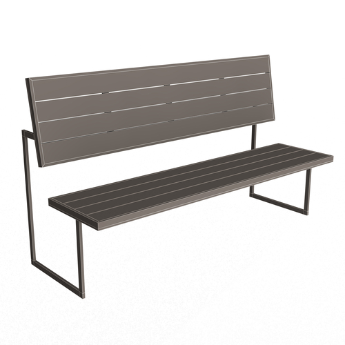 Street Bench 3D Print 500670