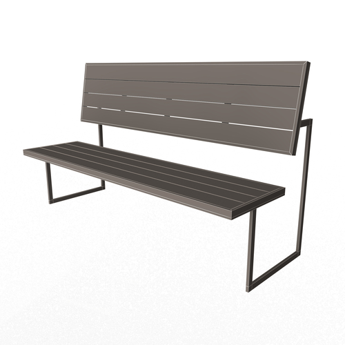 Street Bench 3D Print 500671