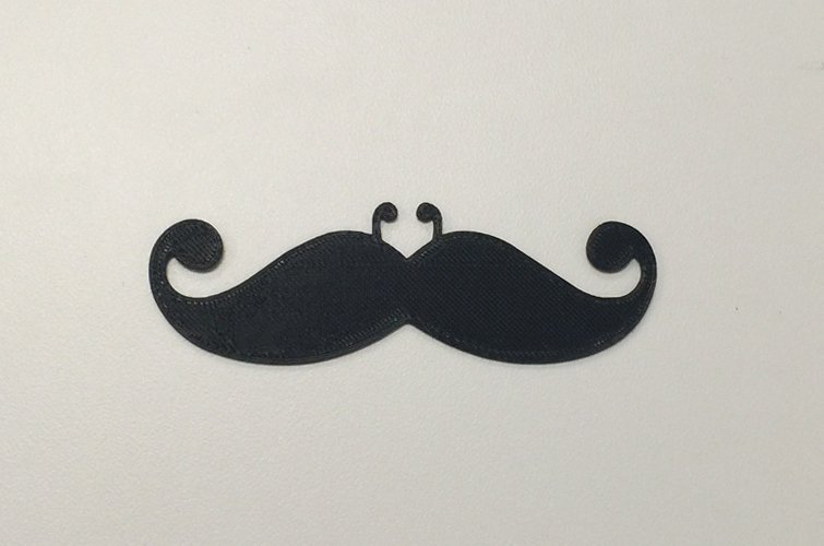 Movember Mustache 3D Print 50068