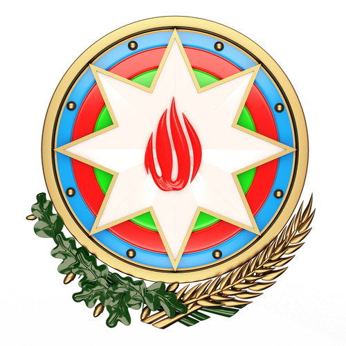 Coat of arms of Azerbaijan Colored