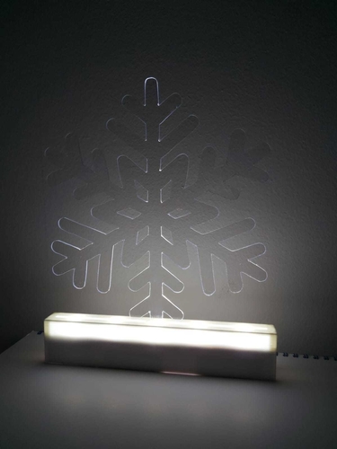 Snowflake lamp 3D Print 500876