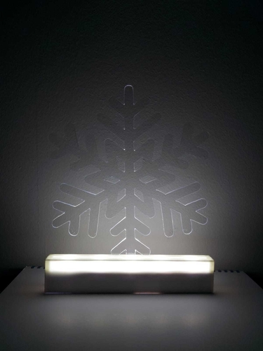 Snowflake lamp 3D Print 500879