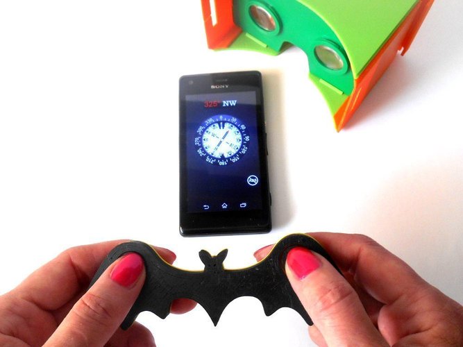 Flying Bat - magnet joystick for Google Cardboard. 3D Print 50093