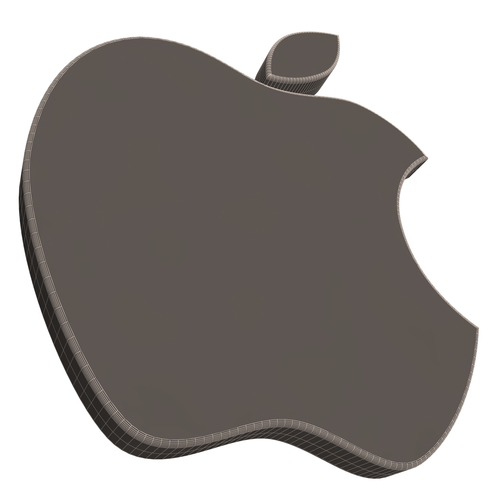 Apple 3D Logo 3D Print 500939