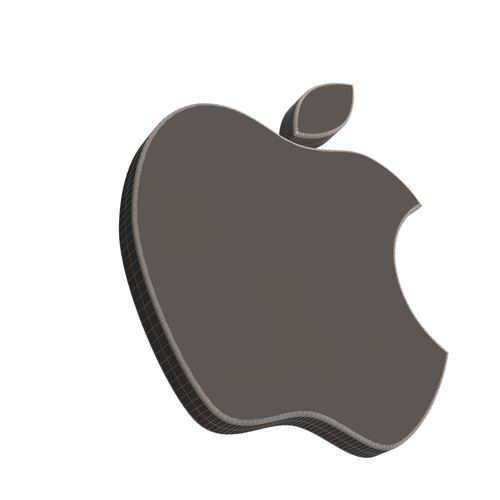 Apple 3D Logo 3D Print 500941