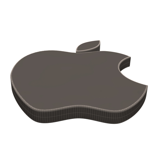Apple 3D Logo 3D Print 500942