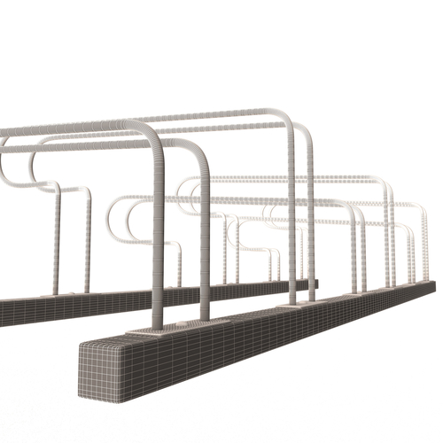 Bike Rack Street Station 3D Print 501000