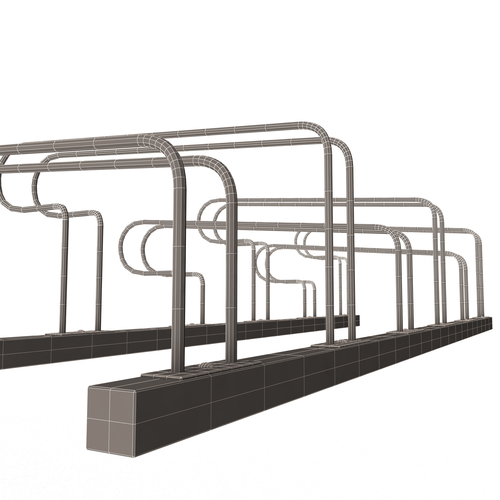 Bike Rack Street Station 3D Print 501006