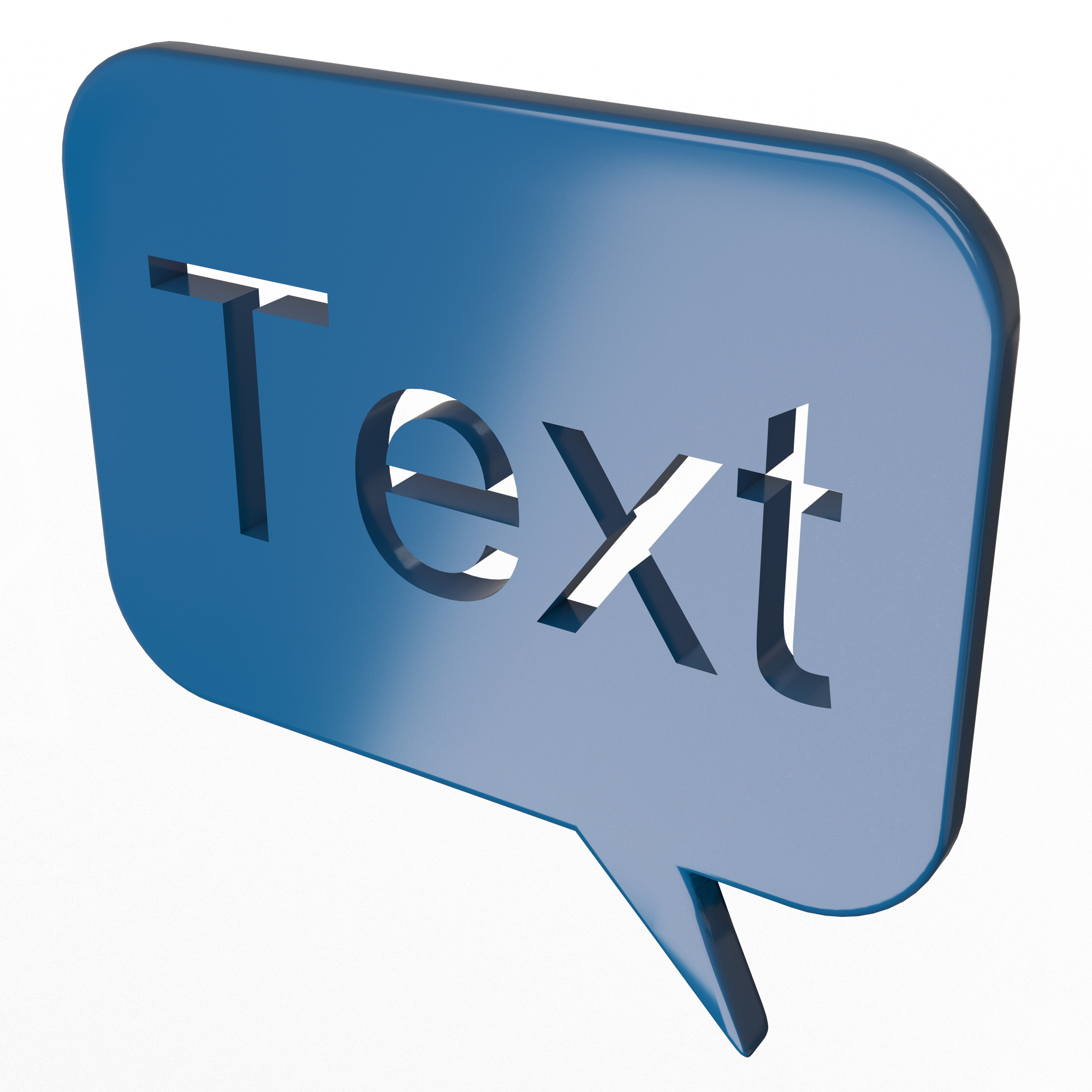 Message 3d. Bubble message.
