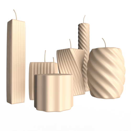 Candle Collection 3D Print 501053