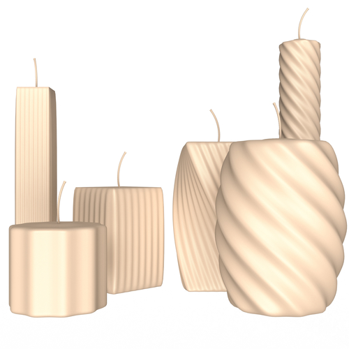 Candle Collection 3D Print 501055