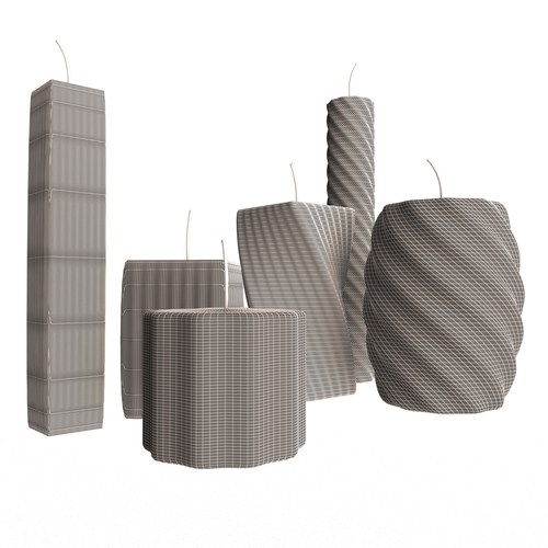 Candle Collection 3D Print 501059