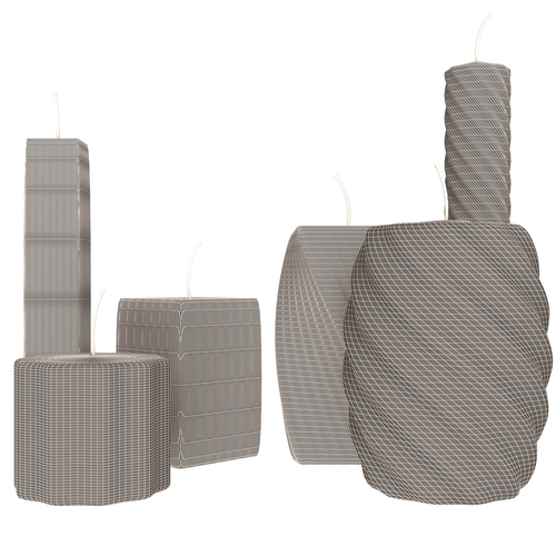 Candle Collection 3D Print 501061