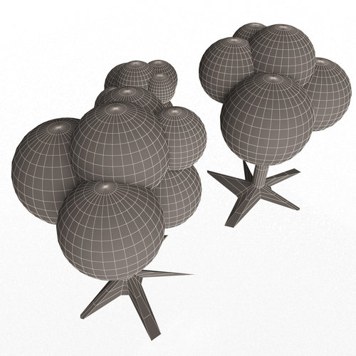 Cartoon Tree 3D Print 501083