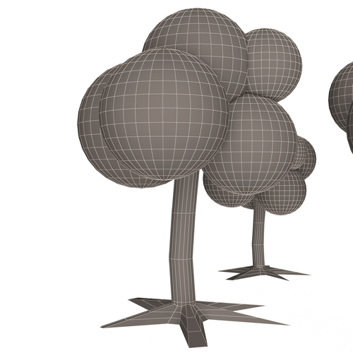 Cartoon Tree 3D Print 501085