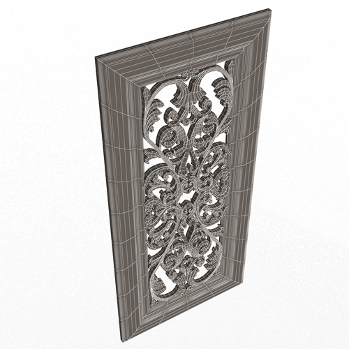 3D Printed Carved Door Classic 07 by xaqani ahmadov | Pinshape