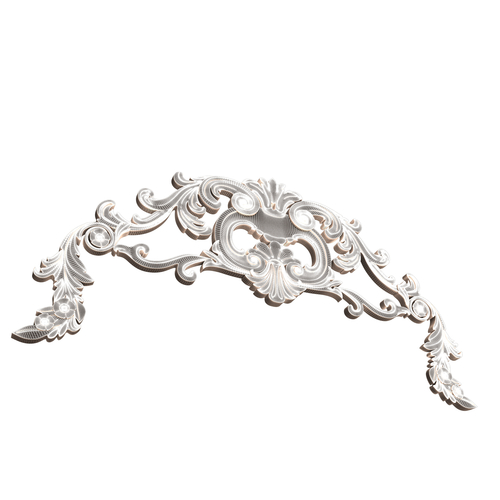 Carved Plaster Molding Decoration 08 3D Print 501119