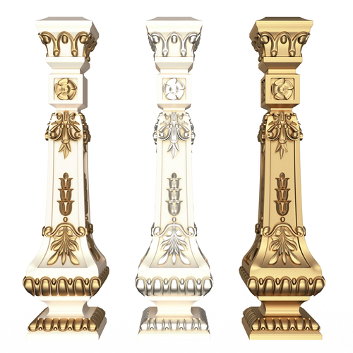 Classic Baluster 07 3D Print 501130