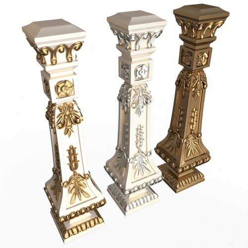 Classic Baluster 07 3D Print 501131