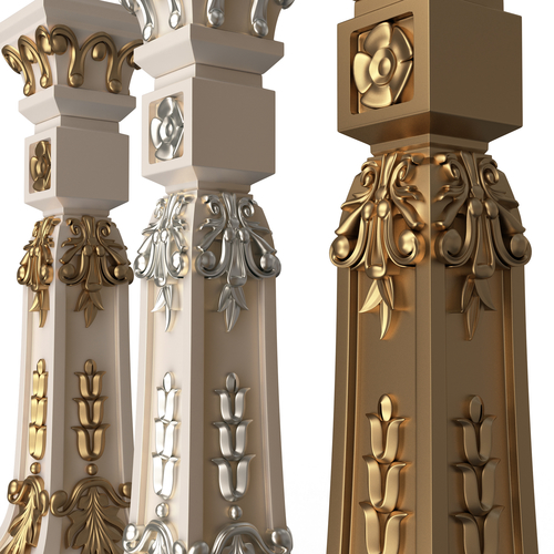 Classic Baluster 07 3D Print 501135