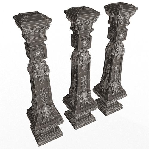 Classic Baluster 07 3D Print 501143