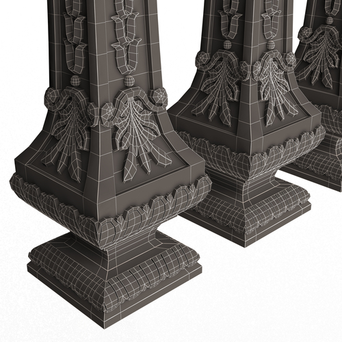 Classic Baluster 07 3D Print 501145